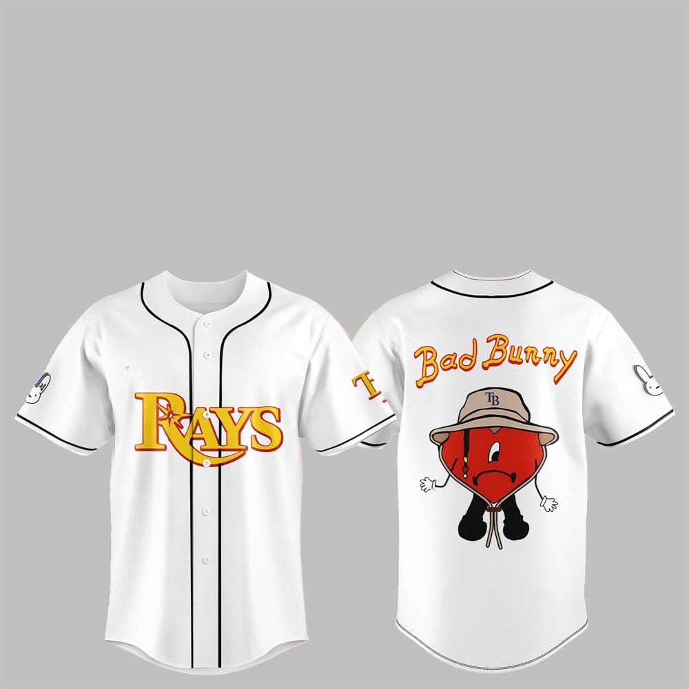 2025 Bay Rays Bad Bunny Jersey - Grishko.com