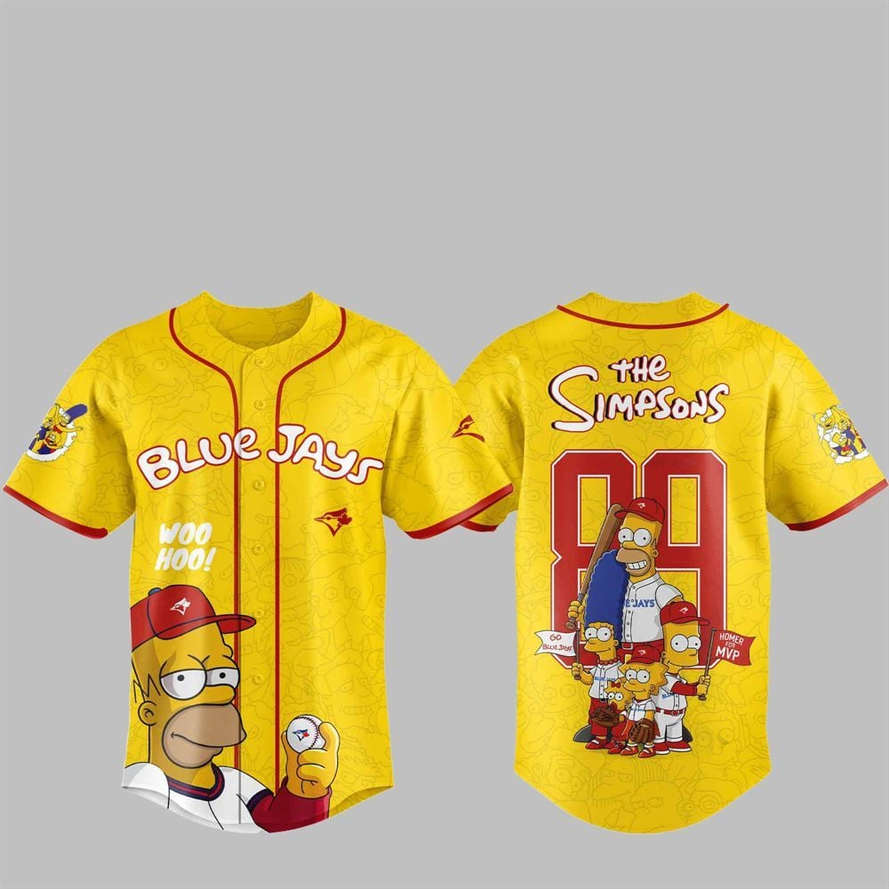 2025 Blue Jays The Simpsons Jersey - Grishko.com
