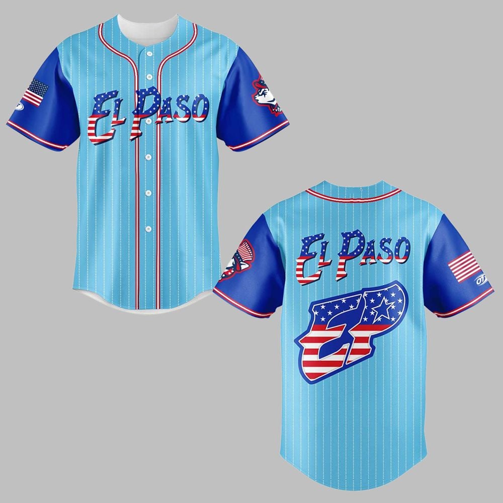 2025 El Paso Chihuahuas Independence Day Jersey - Grishko.com