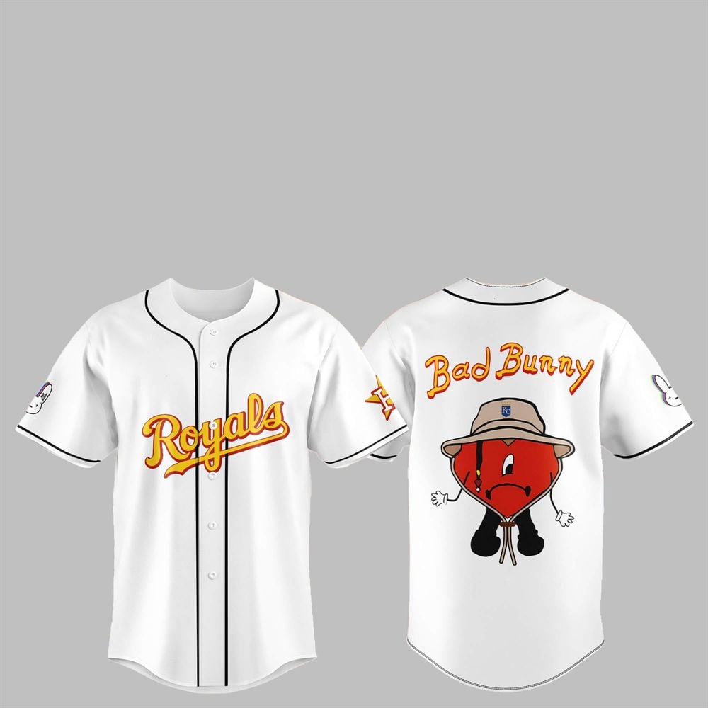 2025 KC Royals Bad Bunny Jersey - Grishko.com