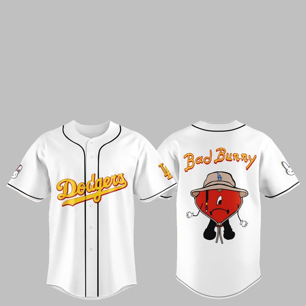2025 LA Dodgers Bad Bunny Jersey - Grishko.com