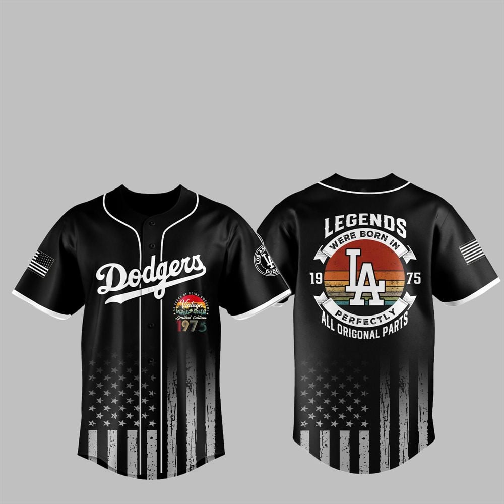 2025 LA Dodgers Legends Were Born 1975 Jersey - Grishko.com