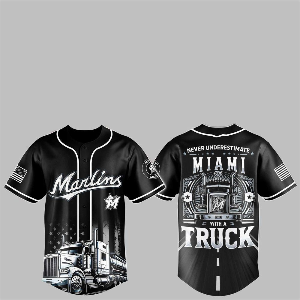 2025 Marlins Nation Truck Driver Appreciation Week Jersey - Grishko.com
