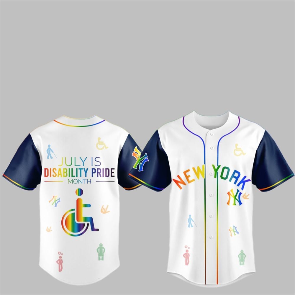 2025 NY Yankees July Is Disability Pride Month Jersey - Grishko.com