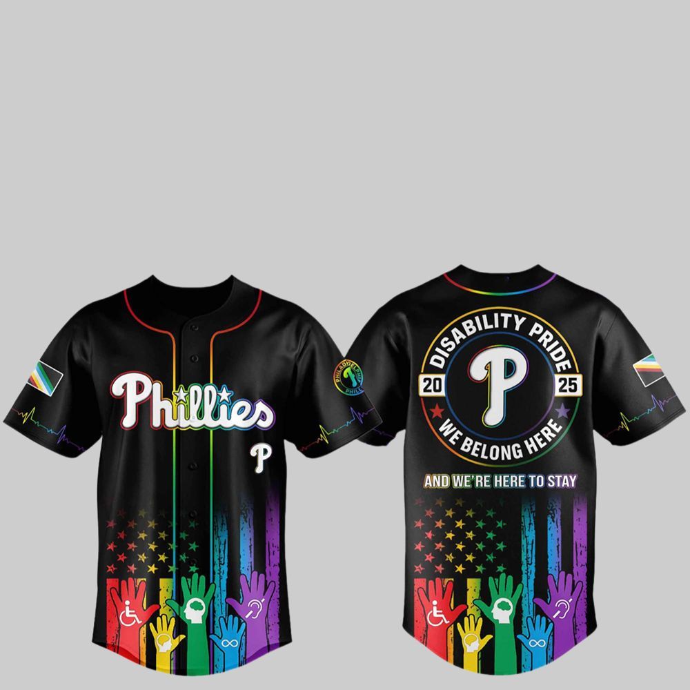 2025 Phillies Pride Month Baseball Jersey - Grishko.com