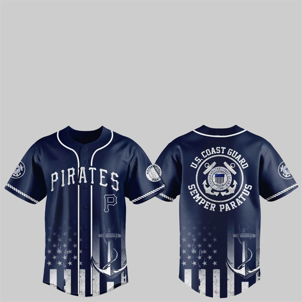 2025 Pirates US Coast Guard Semper Paratus Jersey - Grishko.com