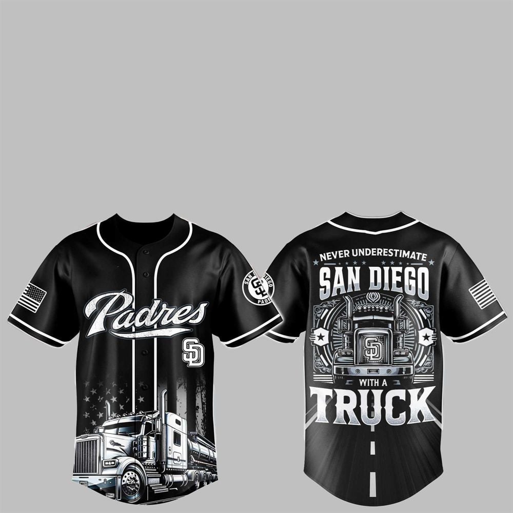 2025 SD Padres Nation Truck Driver Appreciation Week Jersey - Grishko.com