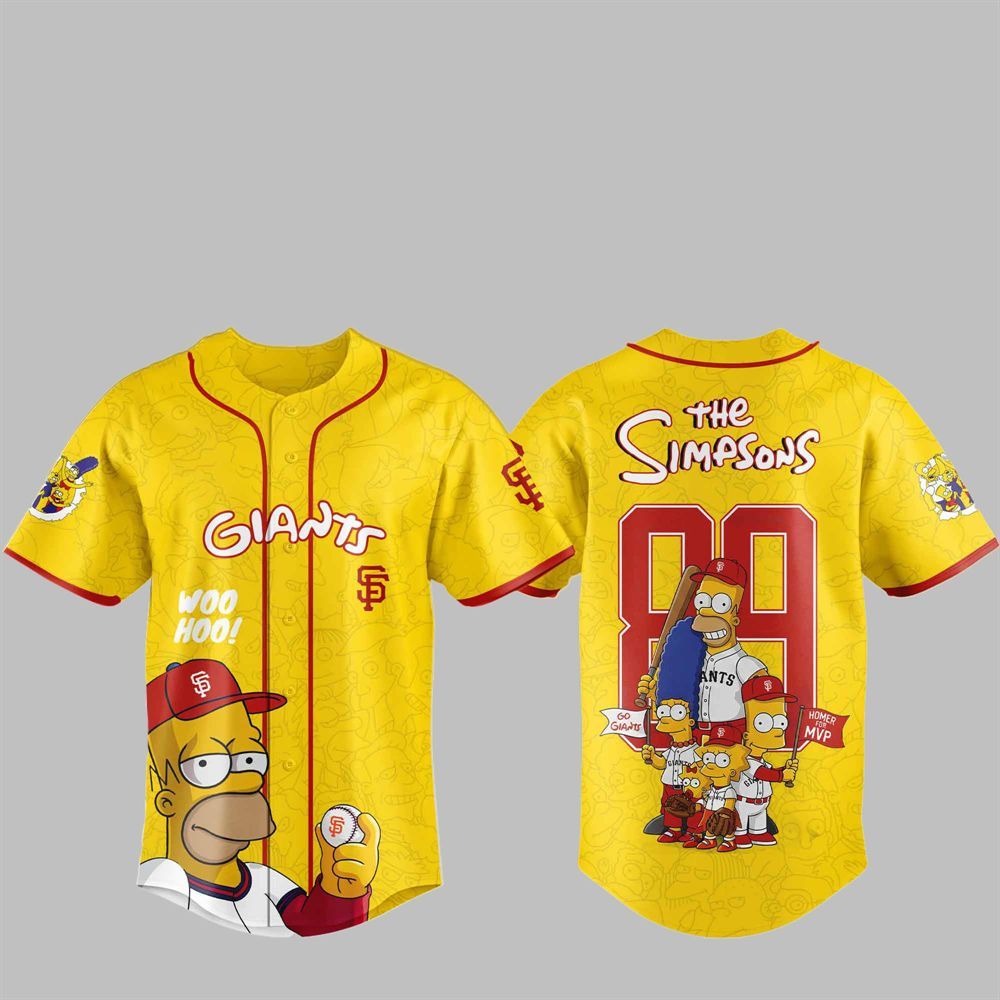 2025 SF Giants The Simpsons Jersey - Grishko.com