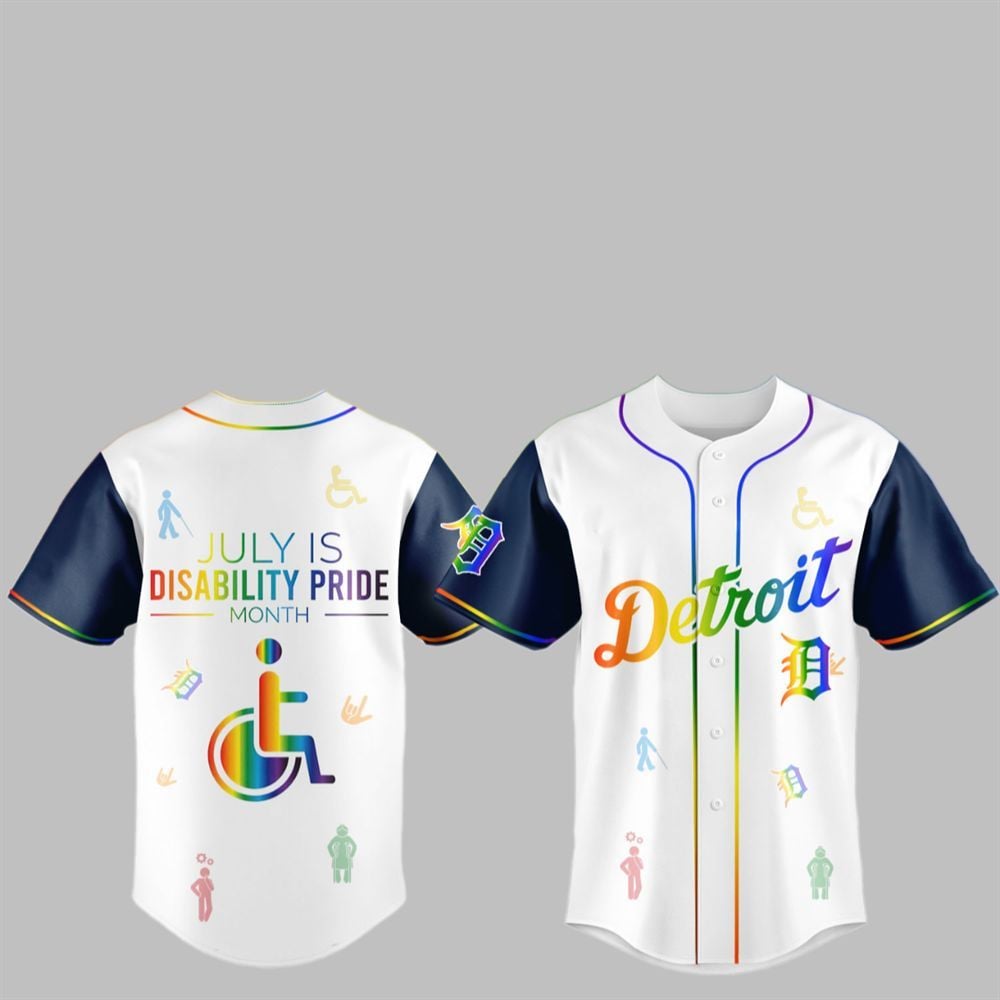2025 Tigers July Is Disability Pride Month Jersey - Grishko.com