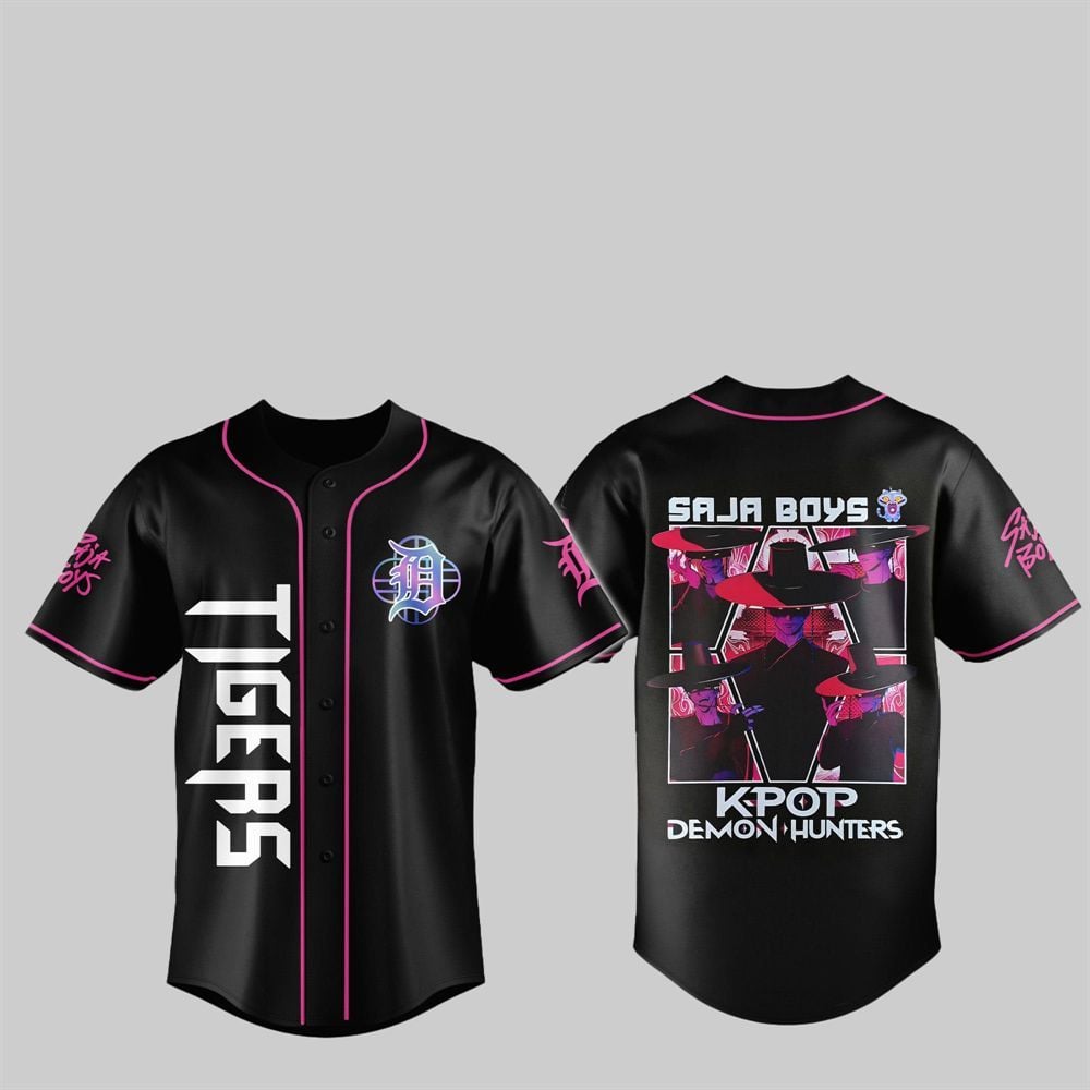 2025 Tigers KPop Demon Hunters Saja Boys Jersey - Grishko.com
