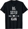 [100% Cotton] Big Sister Again Shirt Sis To Be Girls Youth Teens T-Shirt Hoodie, Sweatshirt | CiraTrend.com