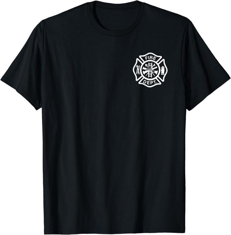 [100% Cotton] Fire Department Logo Uniform Fireman Symbol Firefighter Gear T-Shirt Hoodie, Sweatshirt | CiraTrend.com
