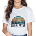 [100% Cotton] Grand Tetons National Park Graphic Vintage Style T-Shirt Hoodie, Sweatshirt | CiraTrend.com