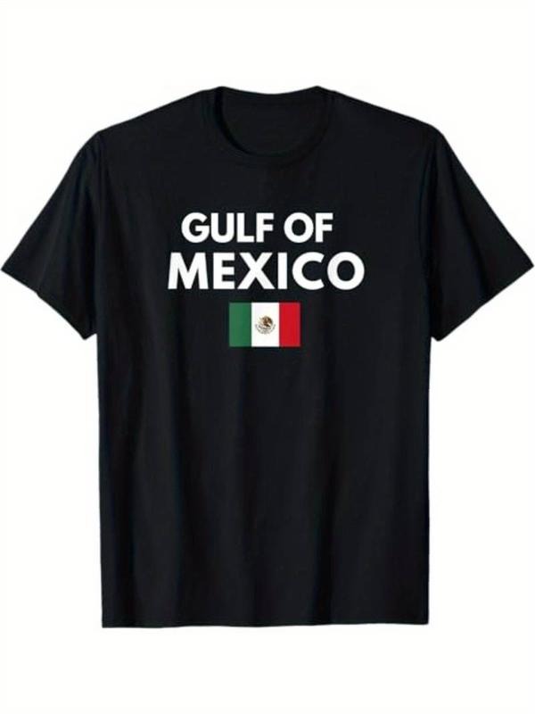 [100% Cotton] Gulf of Mexico Graphic Cotton T-Shirt for Men - Casual Crew Neck Hoodie, Sweatshirt | CiraTrend.com