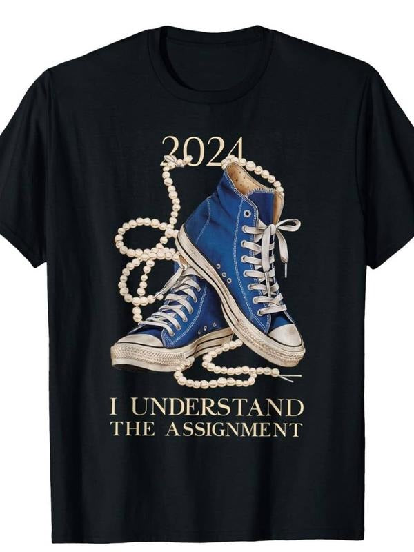 [100% Cotton] I Understand the Assignment Kamala Vote Blue Election 2025 T-Shirt Hoodie, Sweatshirt | CiraTrend.com