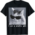 [100% Cotton] I'm A Pretty Girl Funny Cat T-Shirt Hoodie, Sweatshirt | CiraTrend.com