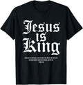[100% Cotton] Jesus Is King Christian Faith Men Women Gifts T-Shirt Hoodie, Sweatshirt | CiraTrend.com