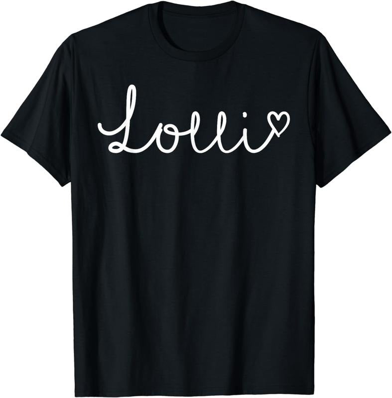 [100% Cotton] Lolli Gifts For Women Grandma Heart Mother's Day Lolli T-Shirt Hoodie, Sweatshirt | CiraTrend.com