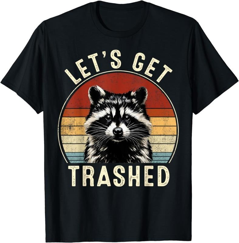 [100% Cotton] Raccoon Vintage Retro Racoon Funny Gifts For Women Men Kid T-Shirt Hoodie, Sweatshirt | CiraTrend.com