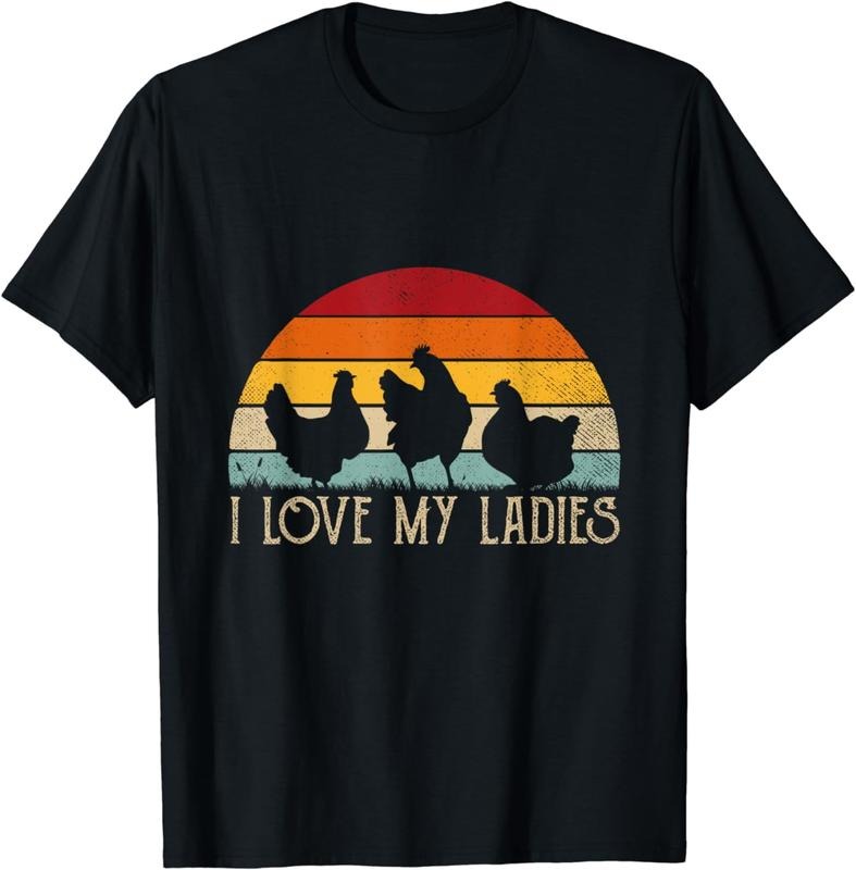 [100% Cotton] Retro 80s Funny Chicken Shirt for Chicken Lover & Owner T-Shirt Hoodie, Sweatshirt | CiraTrend.com