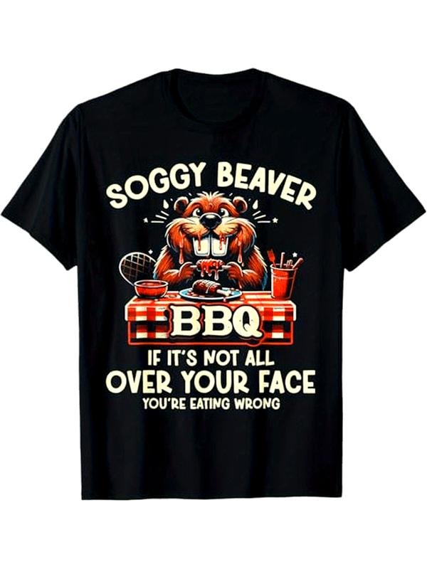 [100% Cotton] Soggy Beaver BBQ If It's Not All Over Your Face You Are Men T-Shirt Hoodie, Sweatshirt | CiraTrend.com
