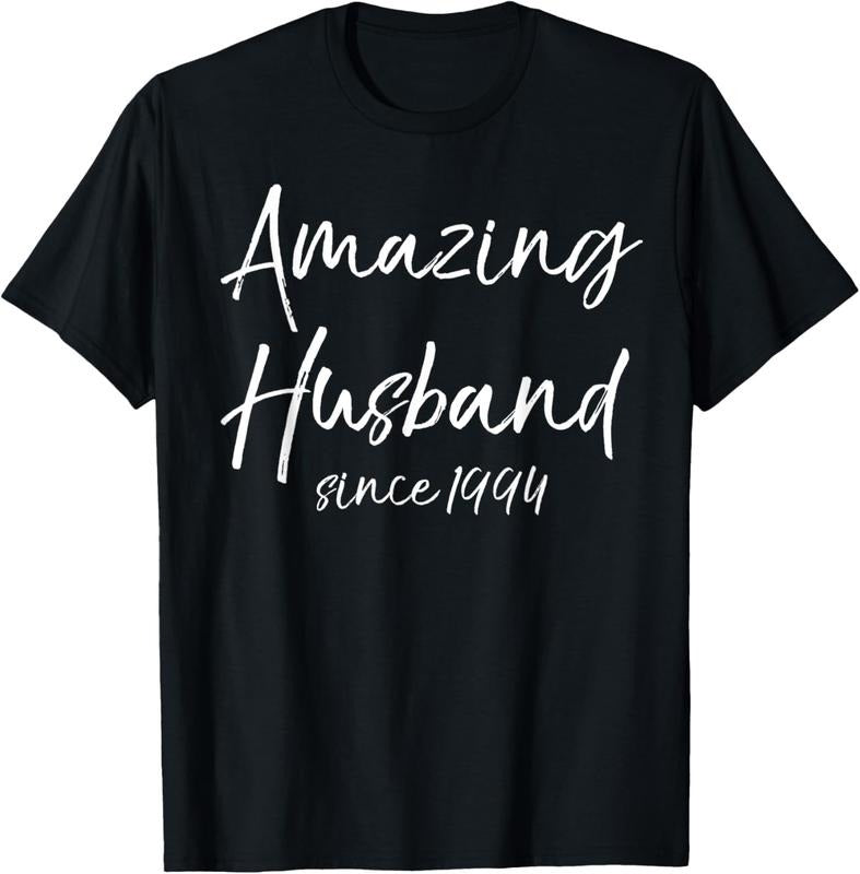100% Cotton 30th Anniversary Idea from Wife Amazing Husband Since 1994 T-Shirt Hoodie, Sweatshirt | CiraTrend.com