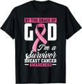 [100% Cotton]By The Grace God I'm A Survivor Breast Cancer Survivor T-Shirt Hoodie, Sweatshirt | CiraTrend.com