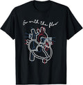 100% Cotton CVICU Cardiac Nurse Anatomy Cardiology Human Heart Flow T-Shirt Hoodie, Sweatshirt | CiraTrend.com