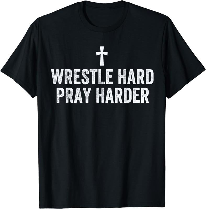 [100% Cotton]Christian Wrestling, Wrestle Hard, Christian Wrestling T-Shirt Hoodie, Sweatshirt | CiraTrend.com