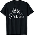 100% Cotton Cool Big Sister T-Shirt Hoodie, Sweatshirt | CiraTrend.com