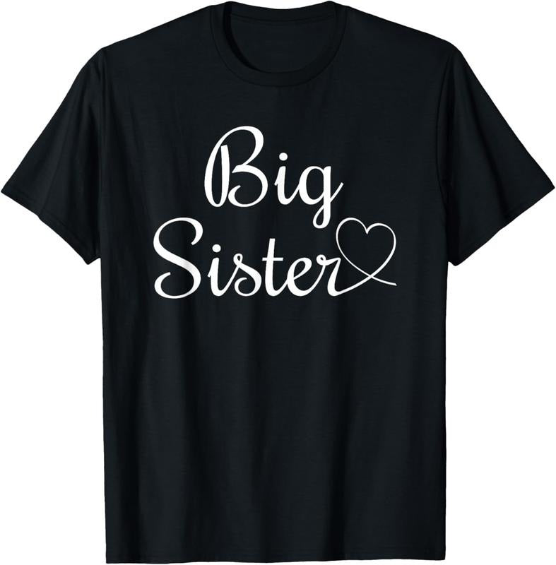 100% Cotton Cool Big Sister T-Shirt Hoodie, Sweatshirt | CiraTrend.com