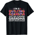 100% Cotton Cool Quilting Design For Women Grandma Quilt Sewing Quilter T-Shirt Hoodie, Sweatshirt | CiraTrend.com