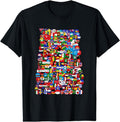 [100% Cotton]Countryballs world flags T-Shirt Hoodie, Sweatshirt | CiraTrend.com
