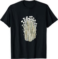 [100% Cotton]Enoki Japanese Velvet Shank Enokitake Flammulina Shrooms T-Shirt Hoodie, Sweatshirt | CiraTrend.com