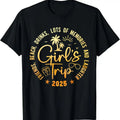 100% Cotton Girls Trip 2025 Friends Beach Drinks Lots Of Memories T-Shirt Hoodie, Sweatshirt | CiraTrend.com