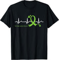 100% Cotton Heartbeat Lime Green Ribbon Non-Hodgkin Lymphoma Awareness T-Shirt Hoodie, Sweatshirt | CiraTrend.com