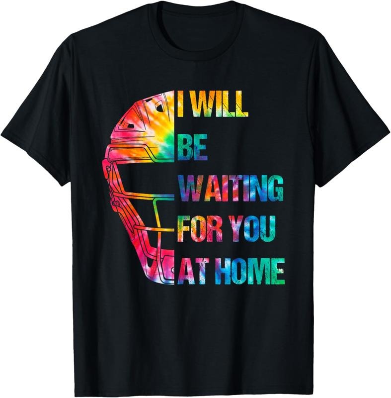100% Cotton I Will Be Waiting For You At Home Softball Catcher T-Shirt Hoodie, Sweatshirt | CiraTrend.com