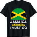 100% Cotton Jamaica Is Calling I Must Go Jamaican Heritage Roots Flag T-Shirt Hoodie, Sweatshirt | CiraTrend.com