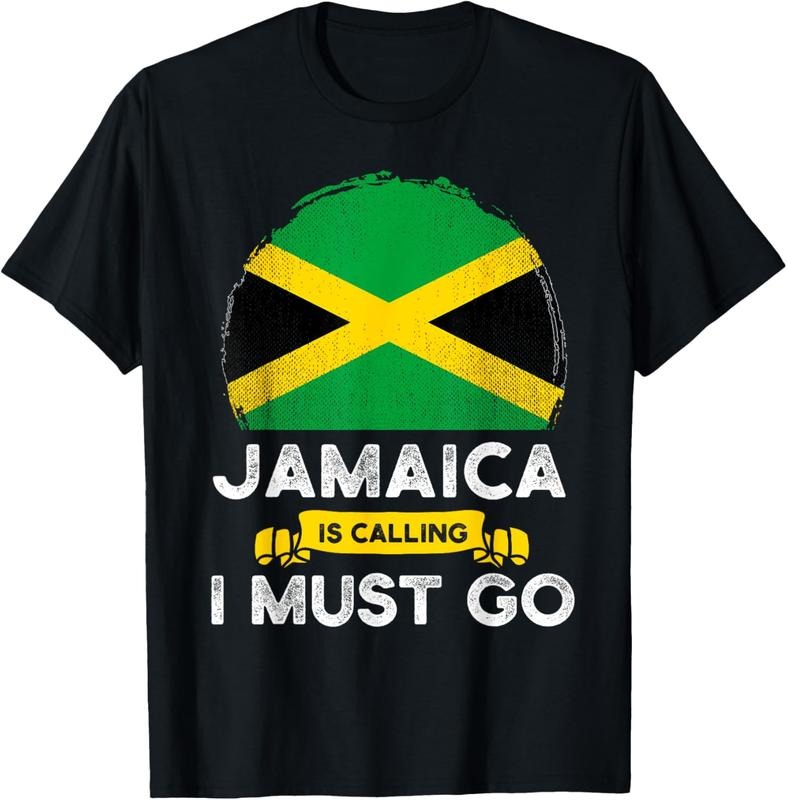 100% Cotton Jamaica Is Calling I Must Go Jamaican Heritage Roots Flag T-Shirt Hoodie, Sweatshirt | CiraTrend.com