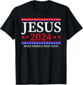 100% Cotton Jesus 2024 Make America Pray Again Christian T-Shirt Hoodie, Sweatshirt | CiraTrend.com