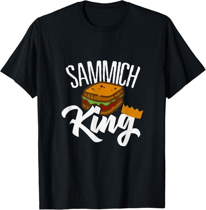 [100% Cotton]King Sandwich Fathers Day Food Diet Chef Artist Bread Shirt Hoodie, Sweatshirt | CiraTrend.com