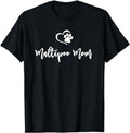 [100% Cotton]Maltipoo Mom T-Shirt Hoodie, Sweatshirt | CiraTrend.com