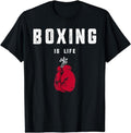 [100% Cotton]Mens Boxing is Life T shirt T-Shirt Hoodie, Sweatshirt | CiraTrend.com