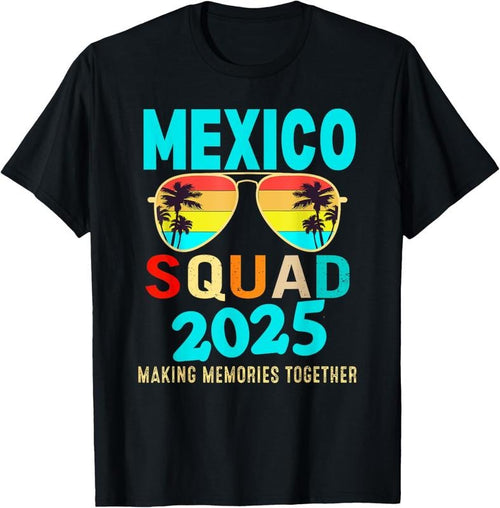 100% Cotton Mexico 2025 Tropical Beach Vacation Matching T-Shirt Hoodie, Sweatshirt | CiraTrend.com