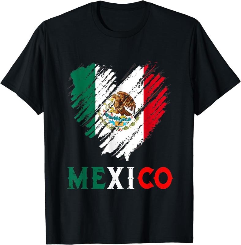 [100% Cotton]Mexico City Mexican Flag Heart viva mexico Independence Day T-Shirt Hoodie, Sweatshirt | CiraTrend.com