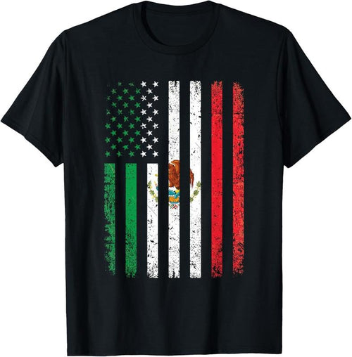 100% Cotton Mexico Flag Gift 4th Of July USA American Mexican Flag T-Shirt Hoodie, Sweatshirt | CiraTrend.com