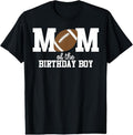 100% Cotton Mom of the Birthday Boy Football Lover First Birthday Party T-Shirt Hoodie, Sweatshirt | CiraTrend.com