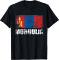 [100% Cotton]Mongolia Flag T-Shirt | Mongolian Flag Tee Hoodie, Sweatshirt | CiraTrend.com
