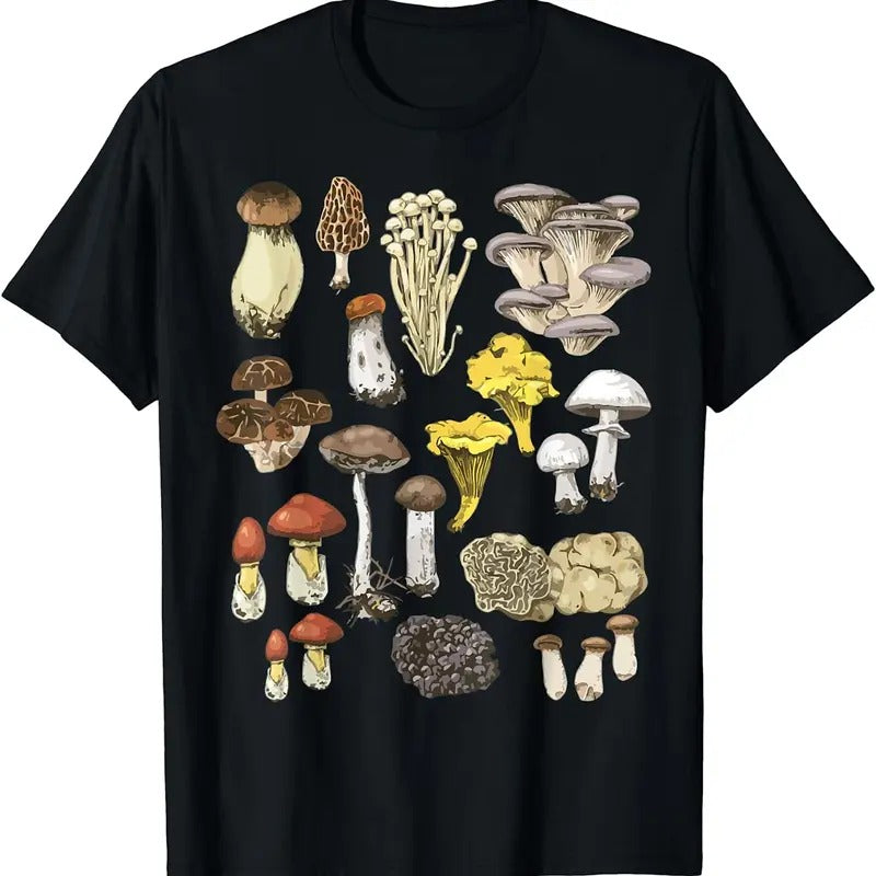 [100% Cotton]Mushroom Mycology Fungi Foraging Cottagecore Cute Teen Girl T-Shirt Hoodie, Sweatshirt | CiraTrend.com
