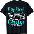 100% Cotton My First Cruise 2025 Trip Vacation Matching Family Ship T-Shirt Hoodie, Sweatshirt | CiraTrend.com